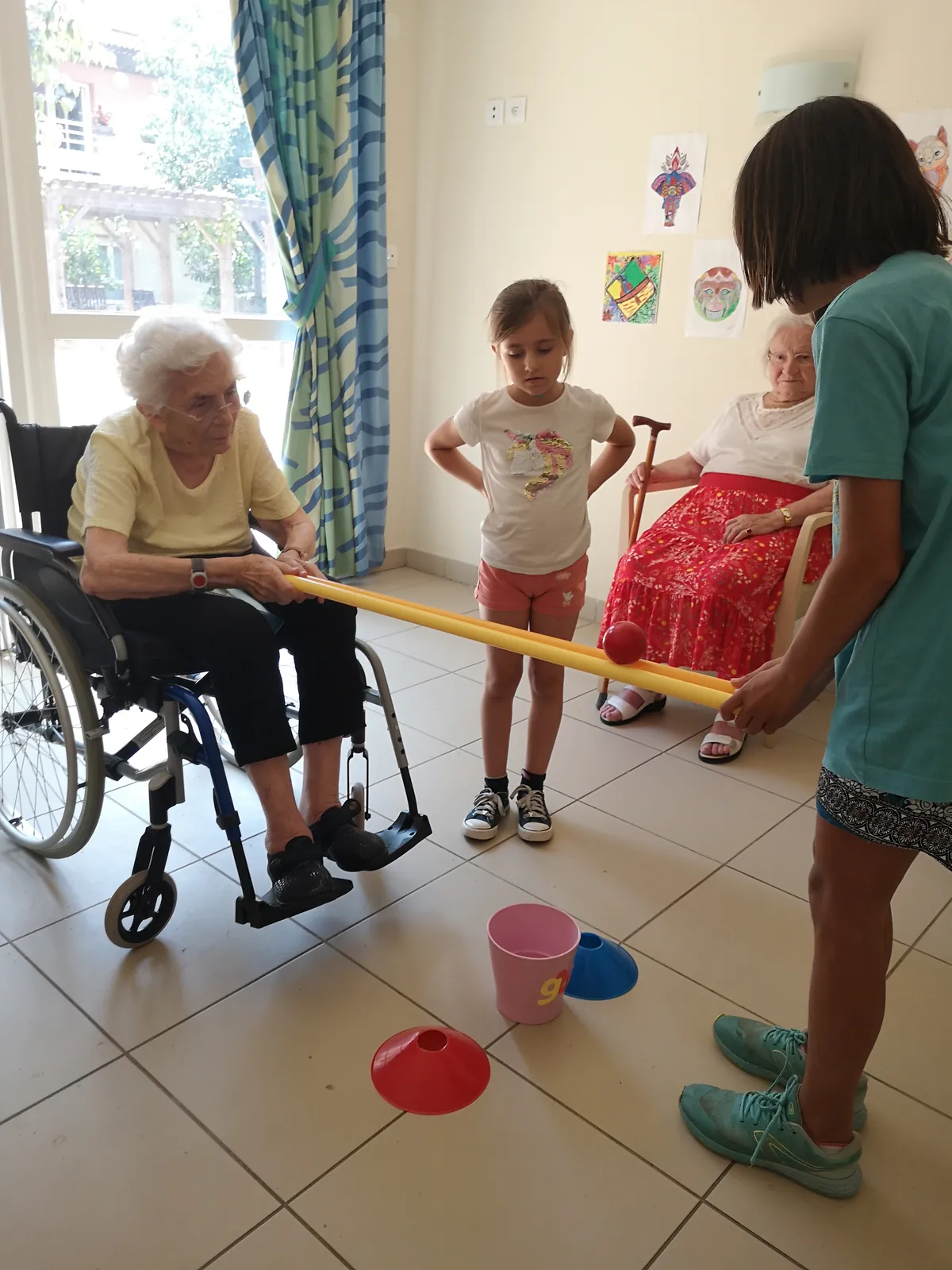 UN AN,  AU GRAND JARDIN, DE JEUX OLYMPIQUES