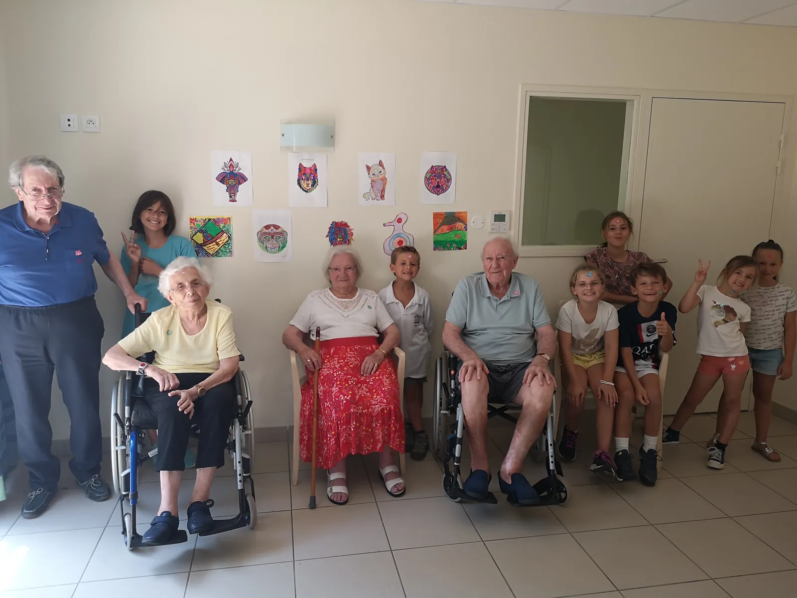 UN AN,  AU GRAND JARDIN, DE JEUX OLYMPIQUES