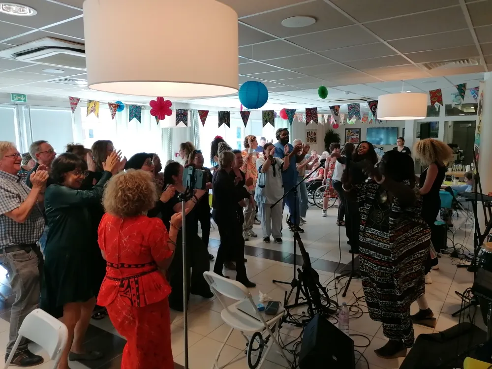 Un "Voyage en terres africaines" pour le Festival Domusvi de l'EHPAD d'Esbly