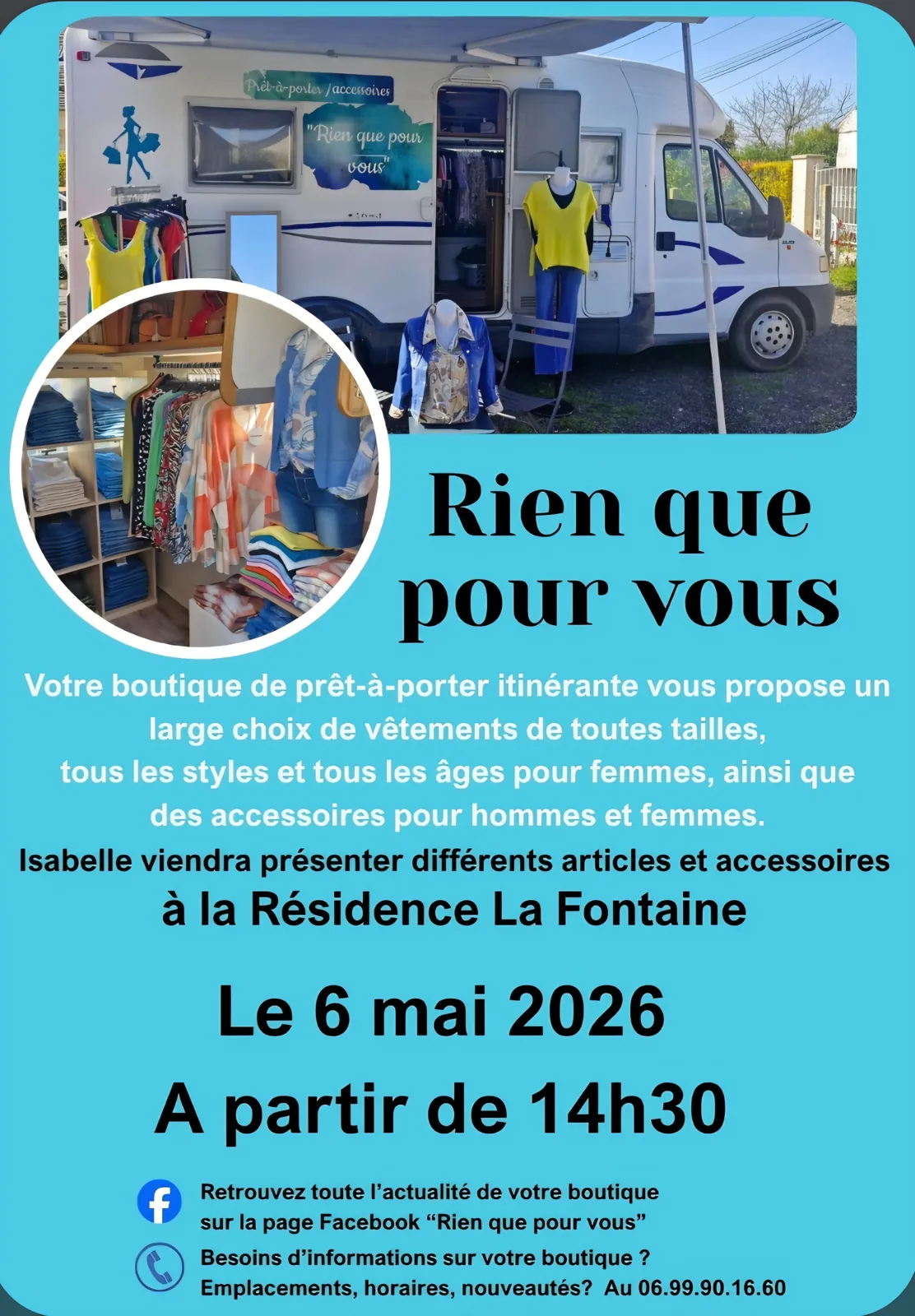 Exposition Vente de vêtements