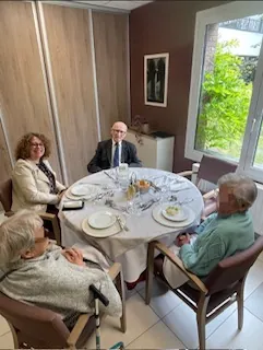 Un déjeuner placé sous le signe du partage !