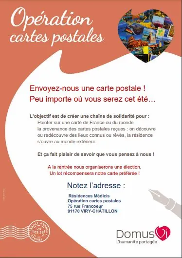 Opération cartes postales ! à vos stylos !