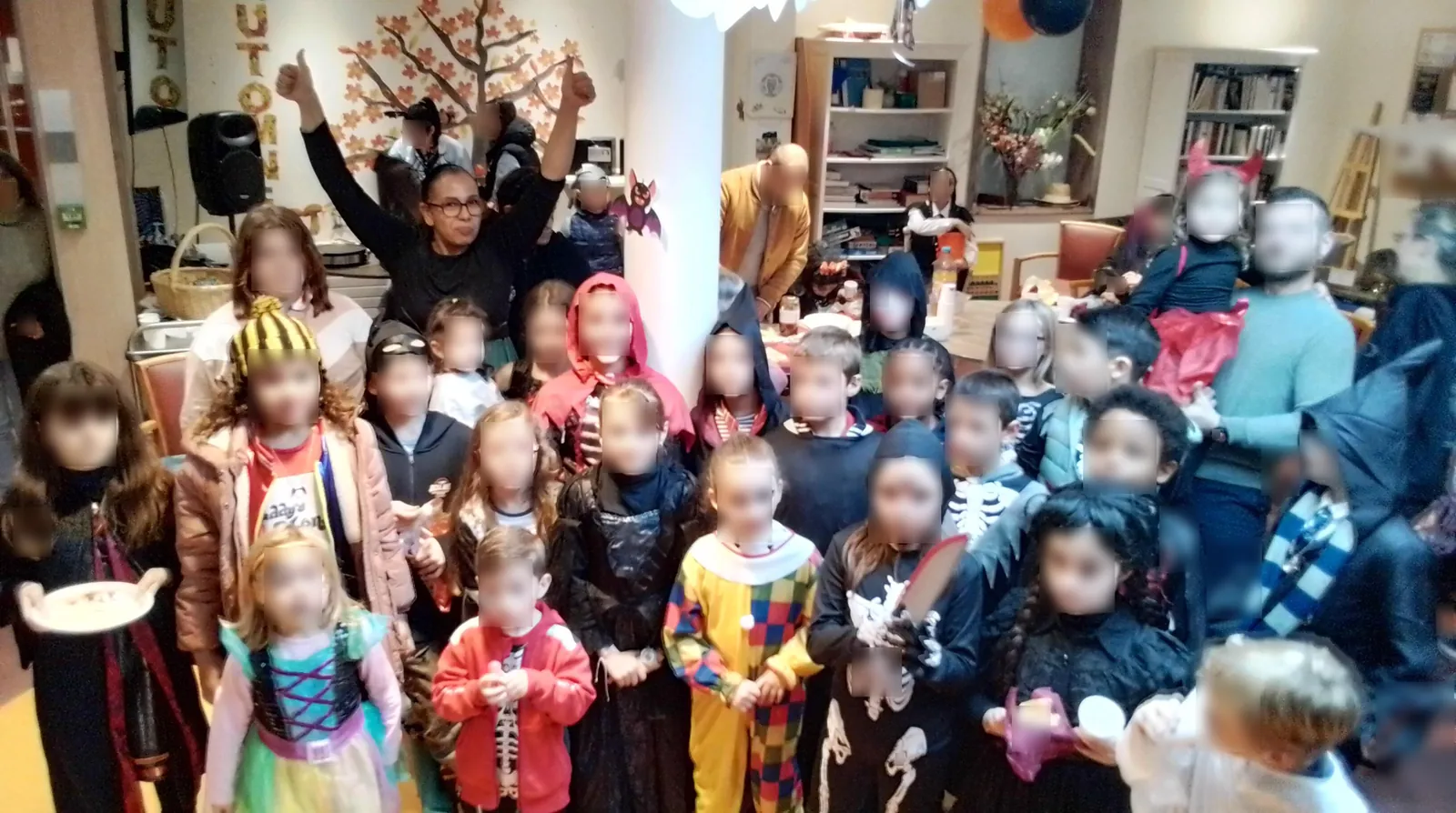 Fête d'halloween à la résidence