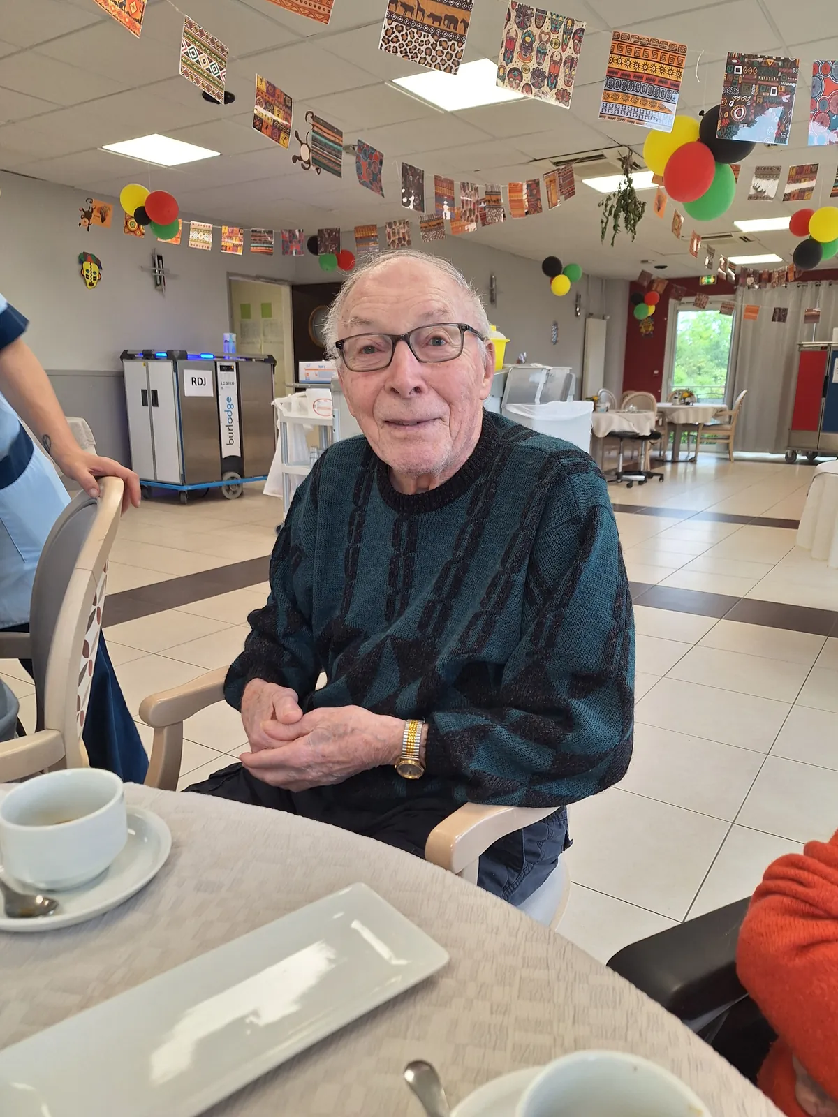 Partage d'un petit dejeuner collectif