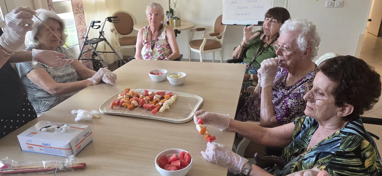 Atelier fraîcheur cet après-midi !