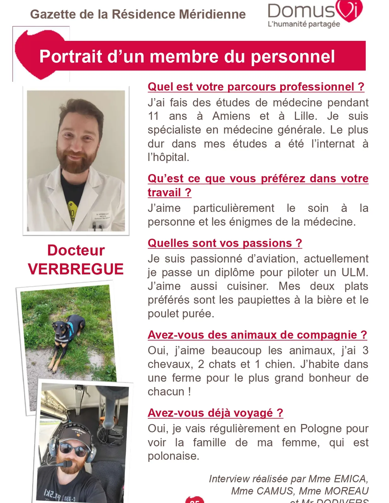 Retour sur l’interview du Dr Verbregue