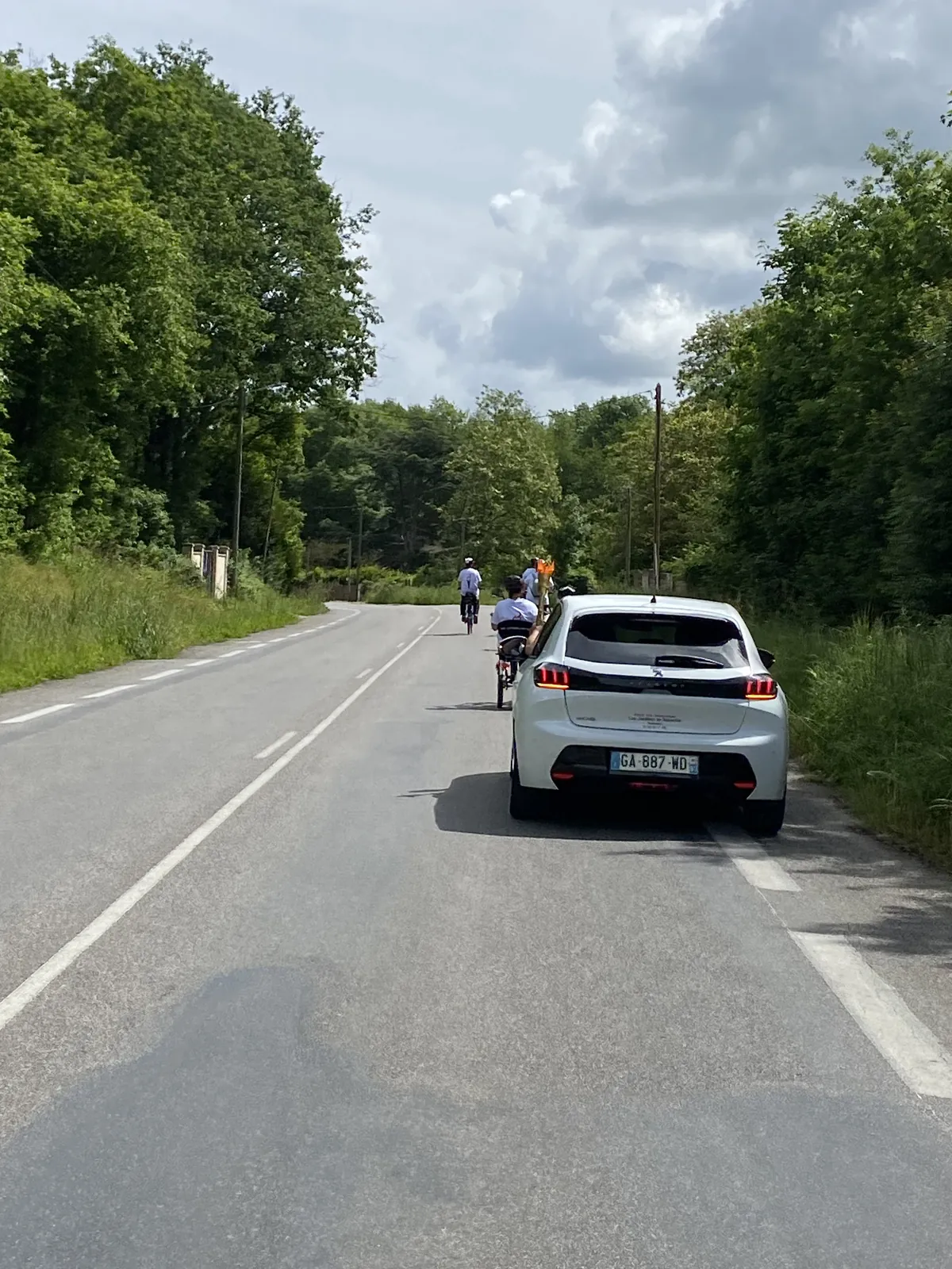 Le relai de la fl'âme Olympique : Etape 3 - Le vélo