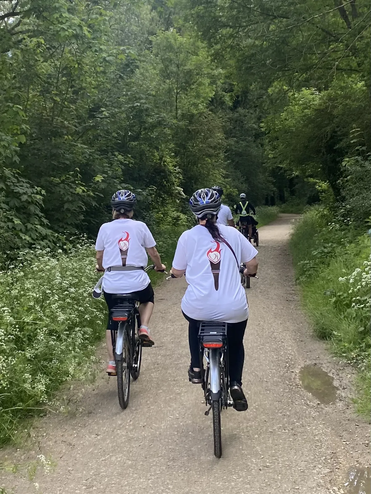 Le relai de la fl'âme Olympique : Etape 3 - Le vélo
