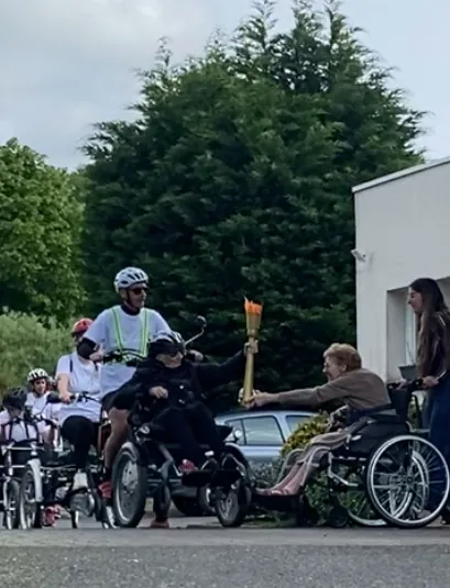 Le relai de la fl'âme Olympique : Etape 3 - Le vélo