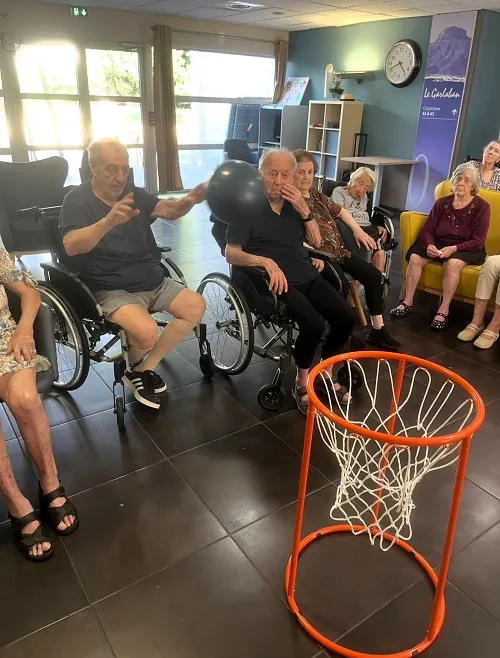 Le basket adapté s'invite en unité protégée