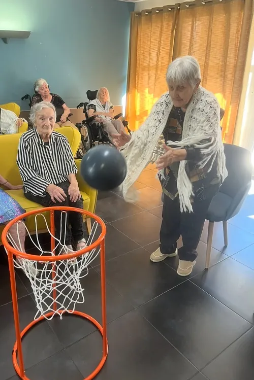 Le basket adapté s'invite en unité protégée