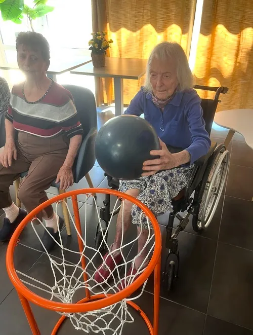 Le basket adapté s'invite en unité protégée