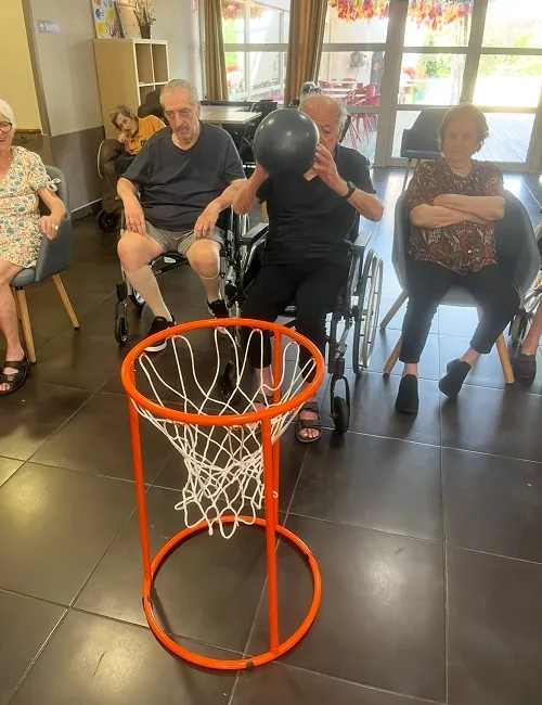 Le basket adapté s'invite en unité protégée