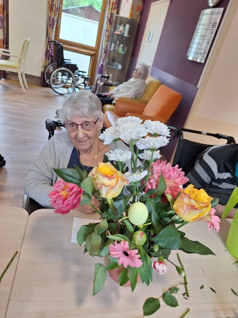 Après-midi florale à la résidence Granger