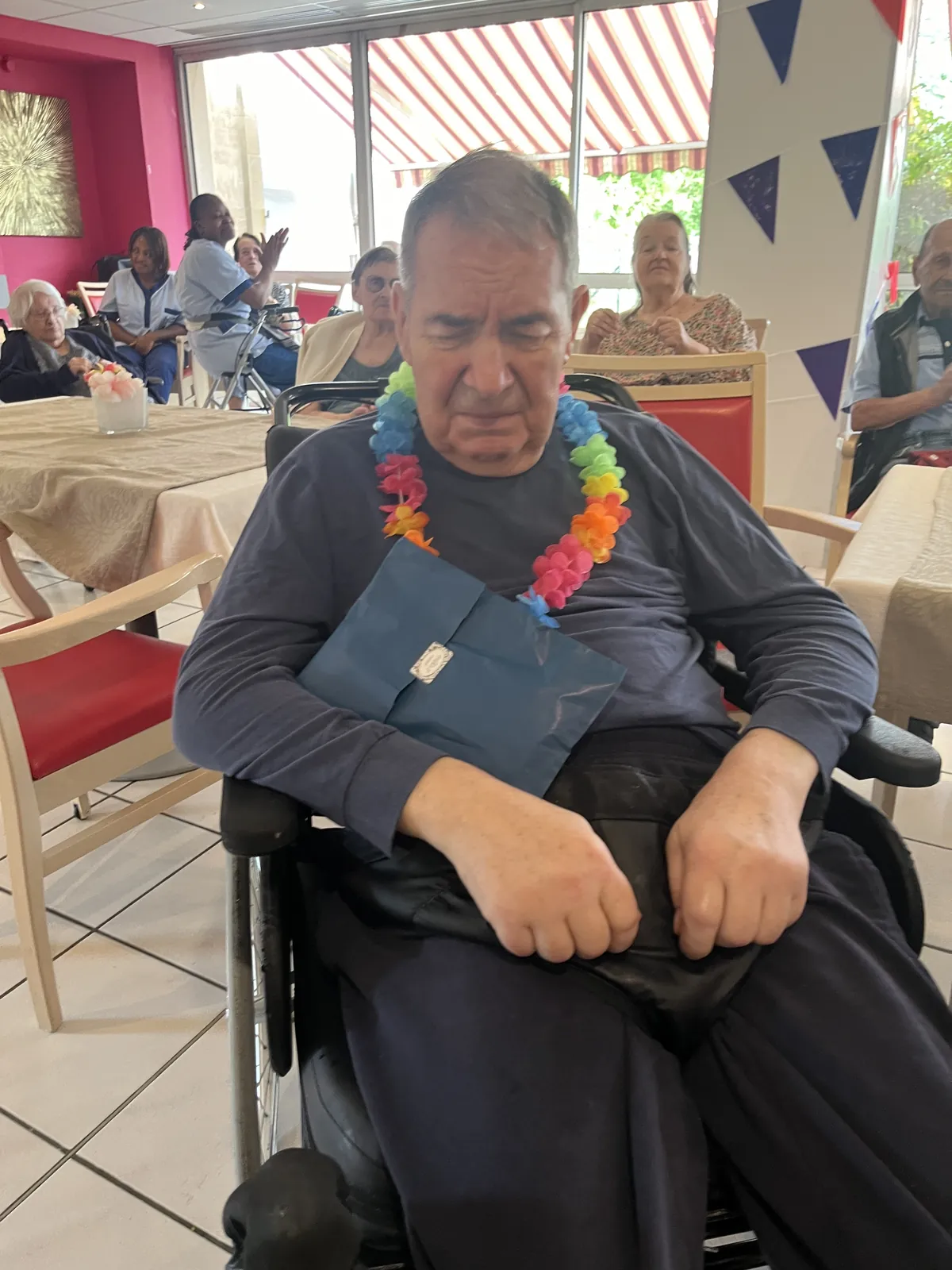 Les résidents ont soufflé leurs bougies 