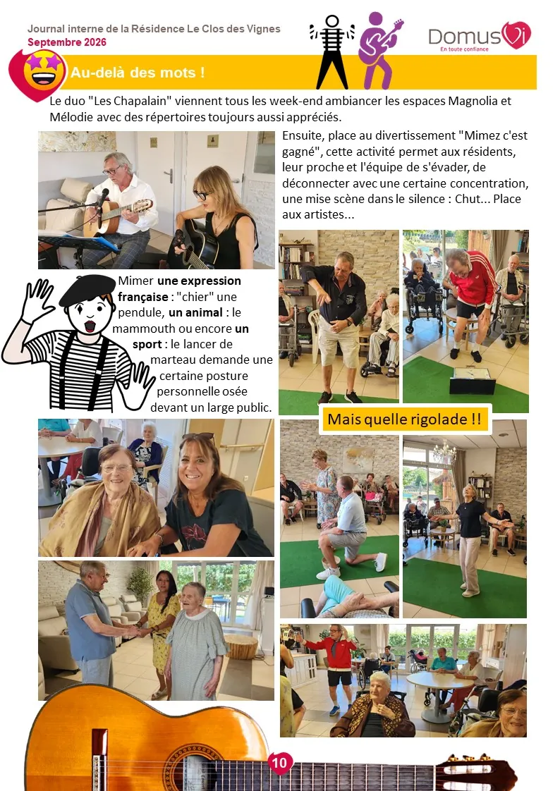 L'ECHO DU CLOS - Edition Septembre 2026
