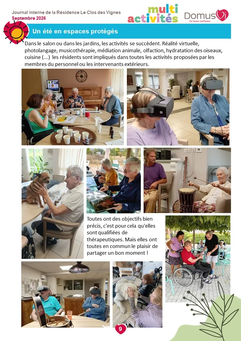 L'ECHO DU CLOS - Edition Septembre 2026