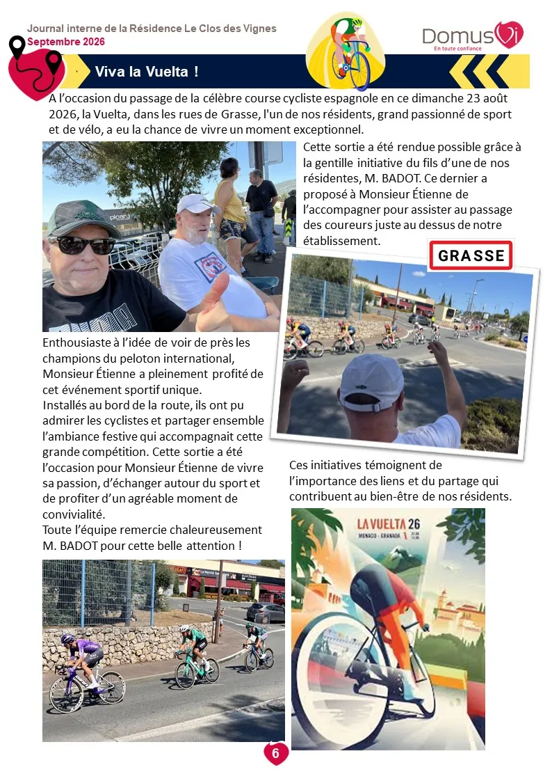 L'ECHO DU CLOS - Edition Septembre 2026