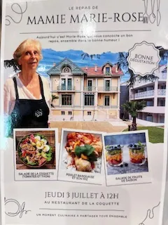 Inauguration du tout premier “Repas Mamie” à la Résidence La Coquette