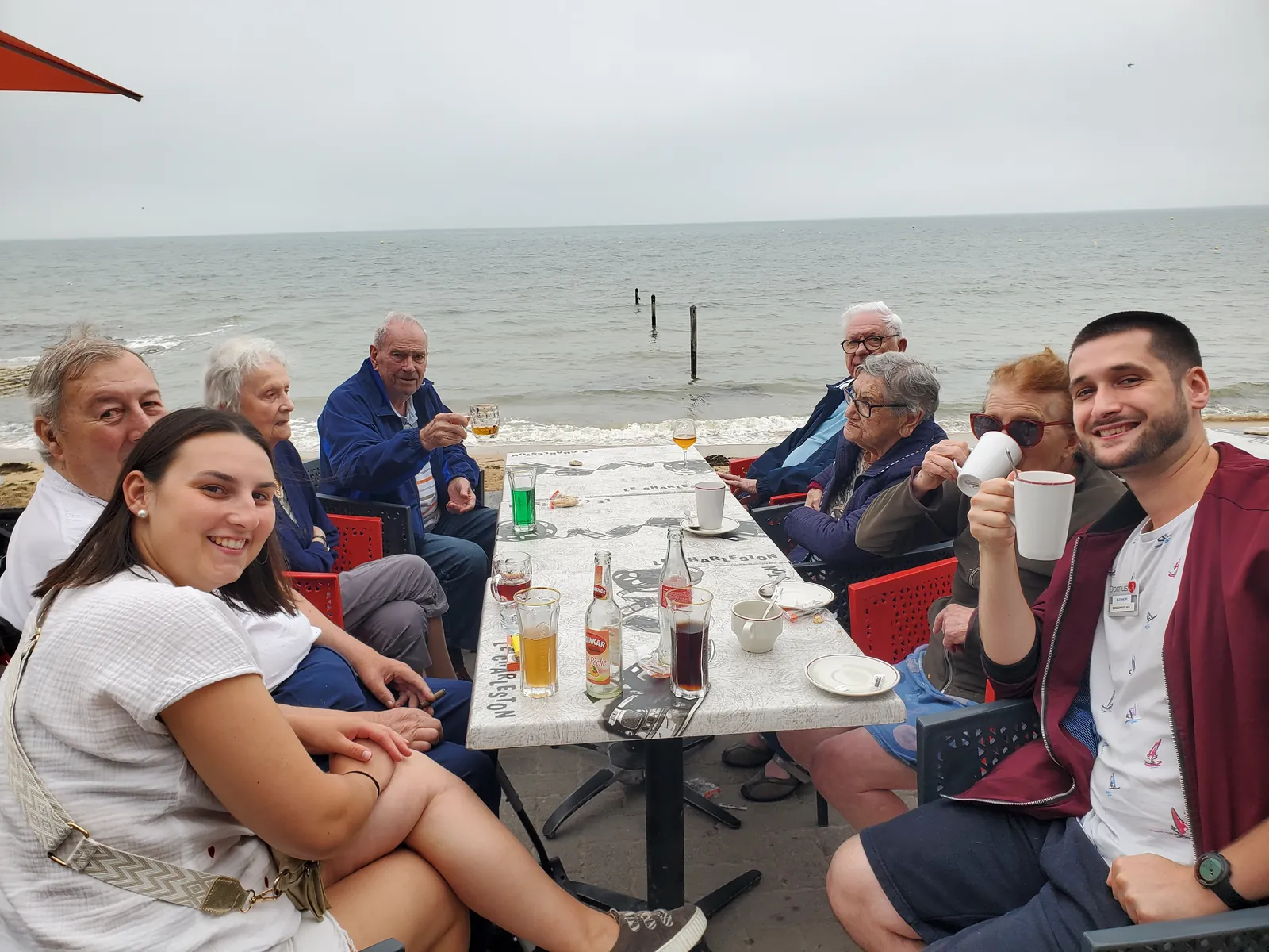 Sortie à St Aubin sur Mer au Charleston : un moment vintage face à la mer