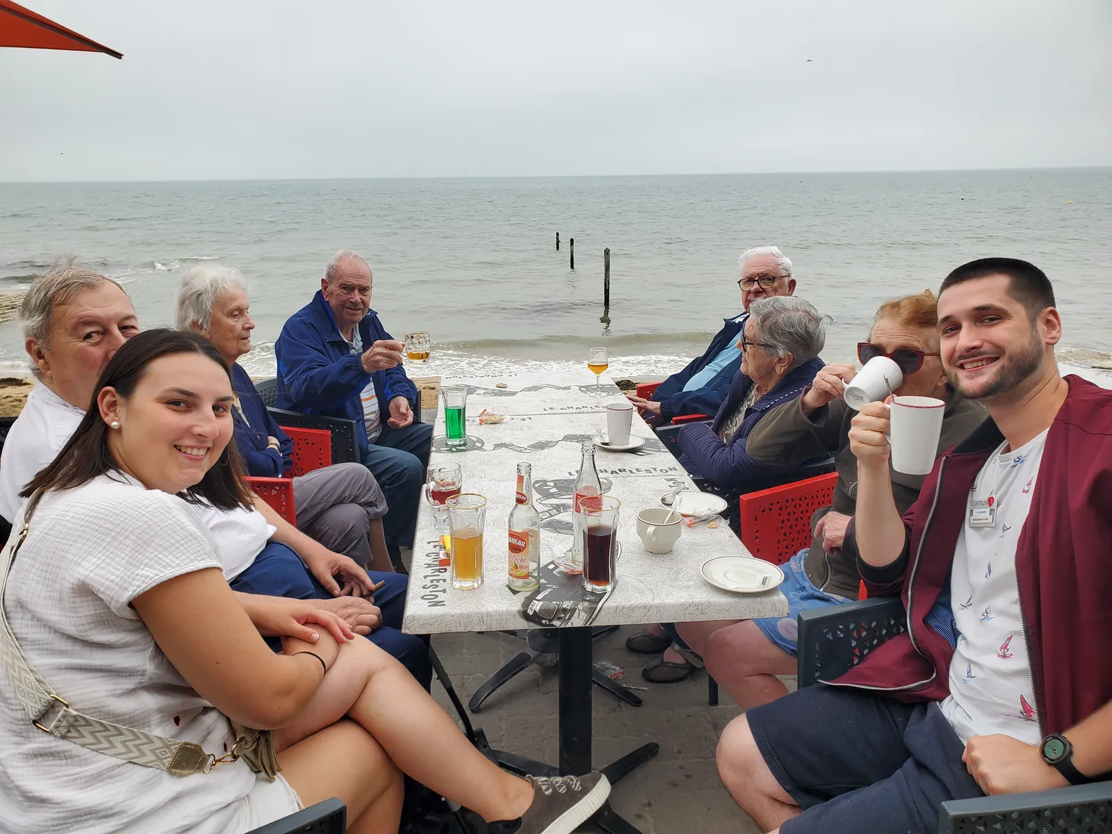 Sortie à St Aubin sur Mer au Charleston : un moment vintage face à la mer