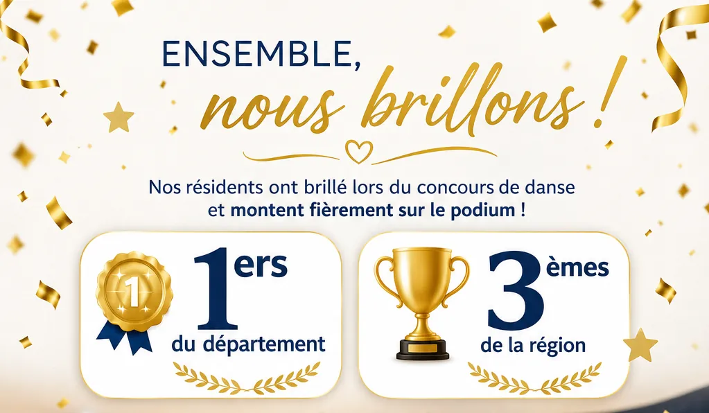 1ers du département, 3èmes de la région !