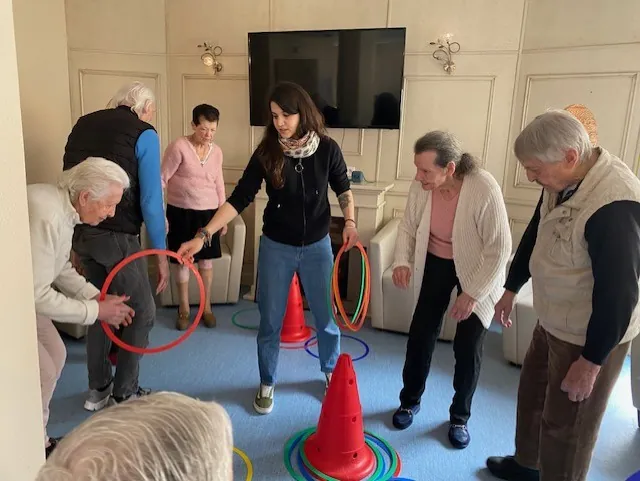 Atelier moteur à l'Unité de vie protégée