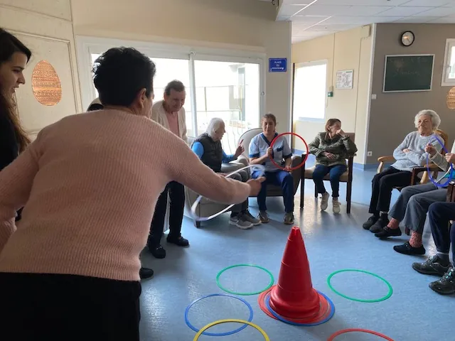 Atelier moteur à l'Unité de vie protégée