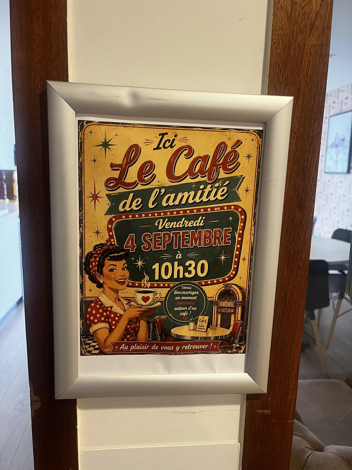 Le Café de l’Amitié s’installe à la résidence !