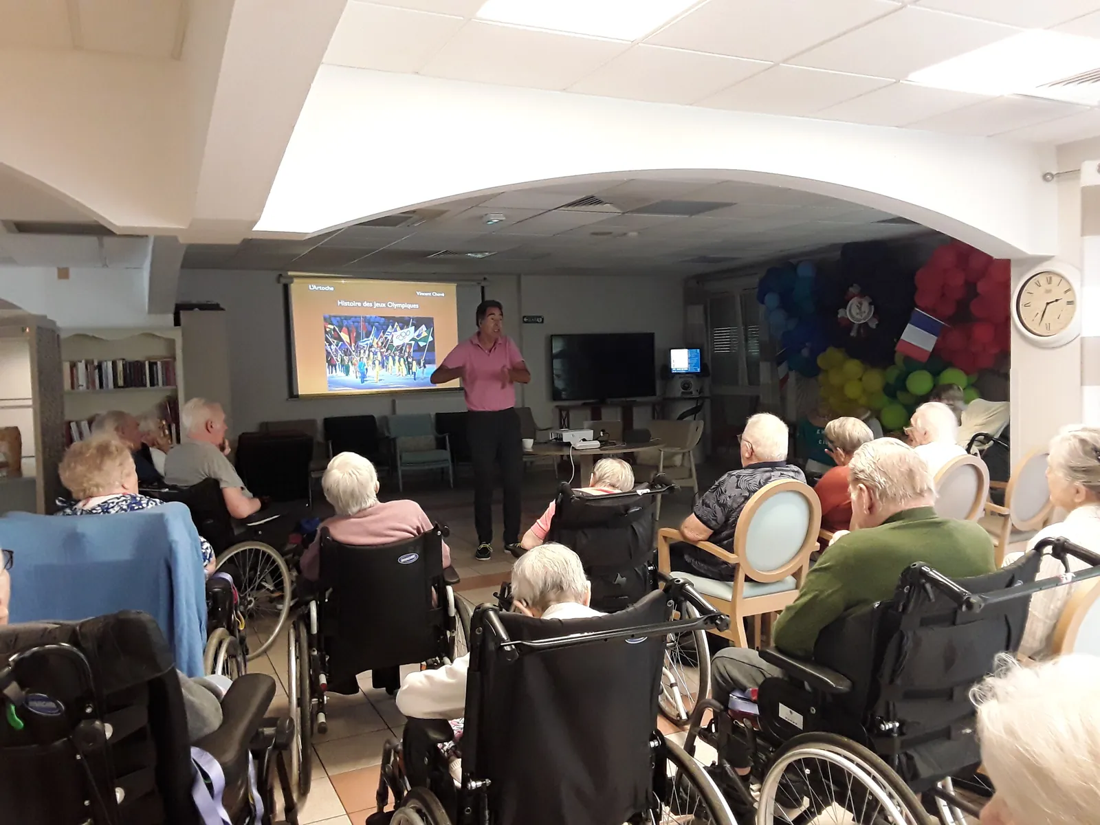 conférence sur l'histoire des Jeux Olympiques