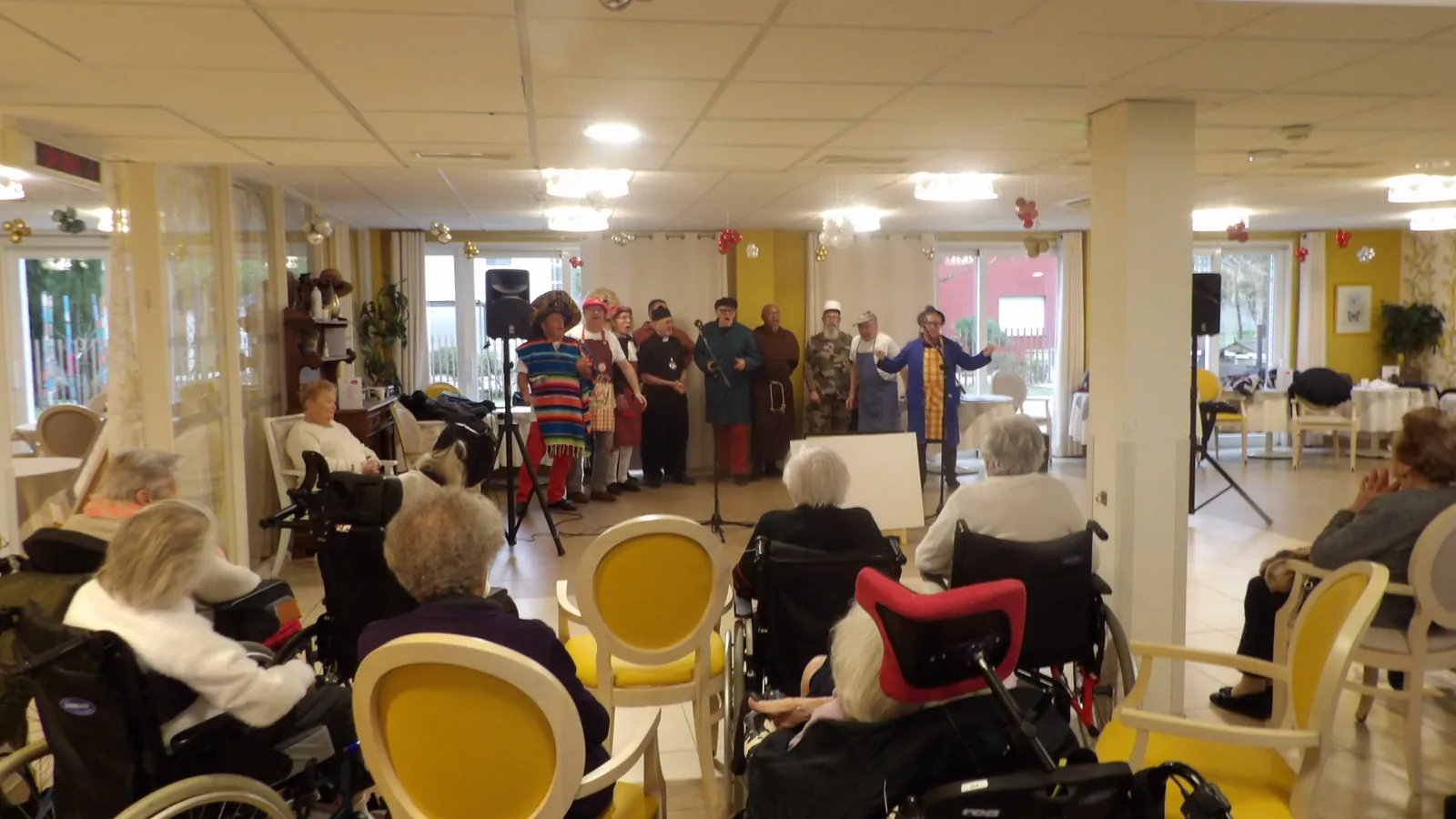 La chorale débarque aux "Jardins du Marais" 