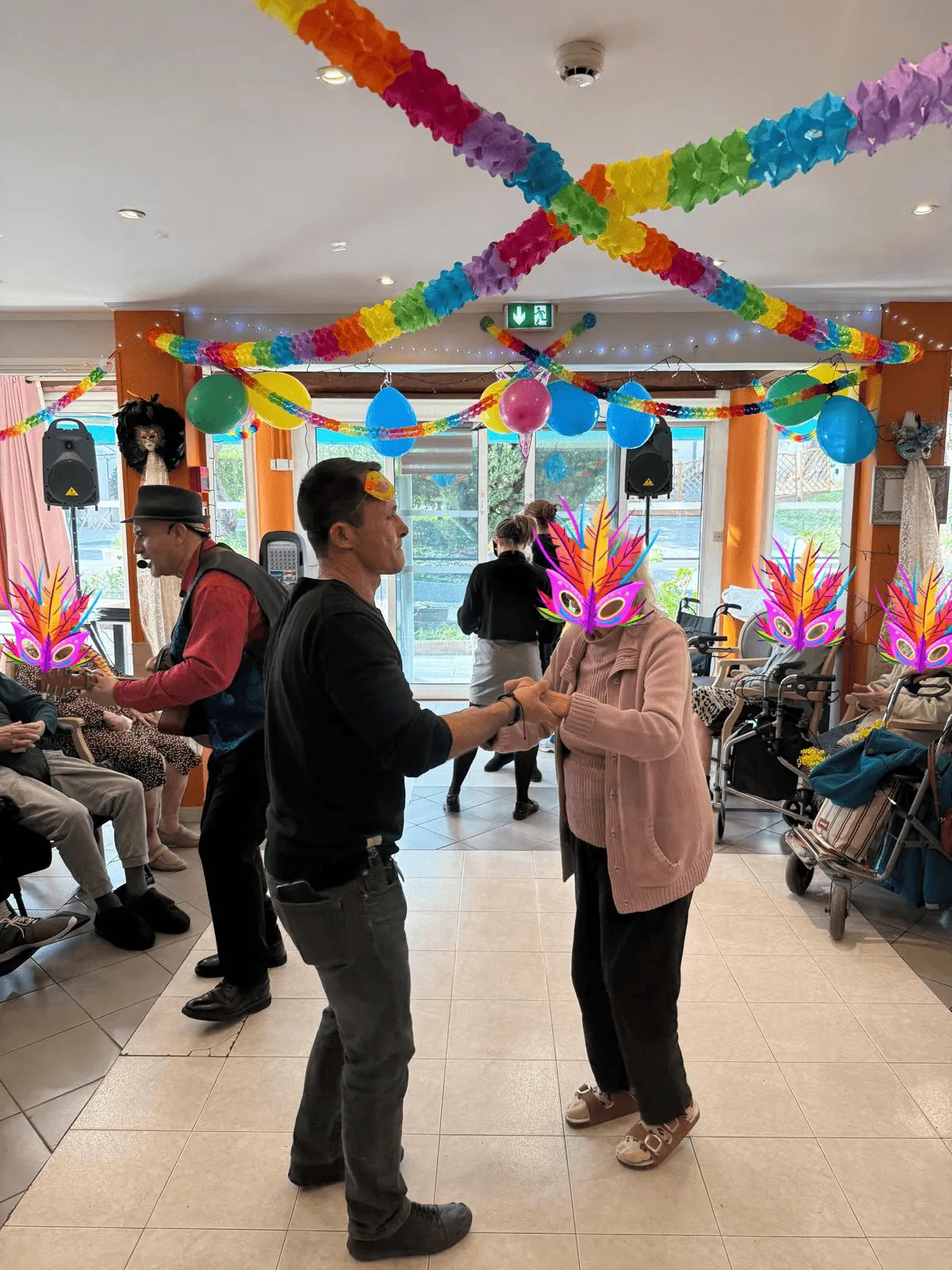 Un vent de fête a soufflé sur la résidence 