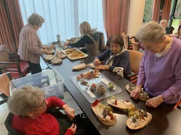 Les résidents se préparent pour les fêtes !