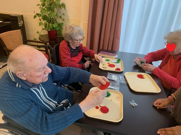 Les résidents se préparent pour les fêtes !
