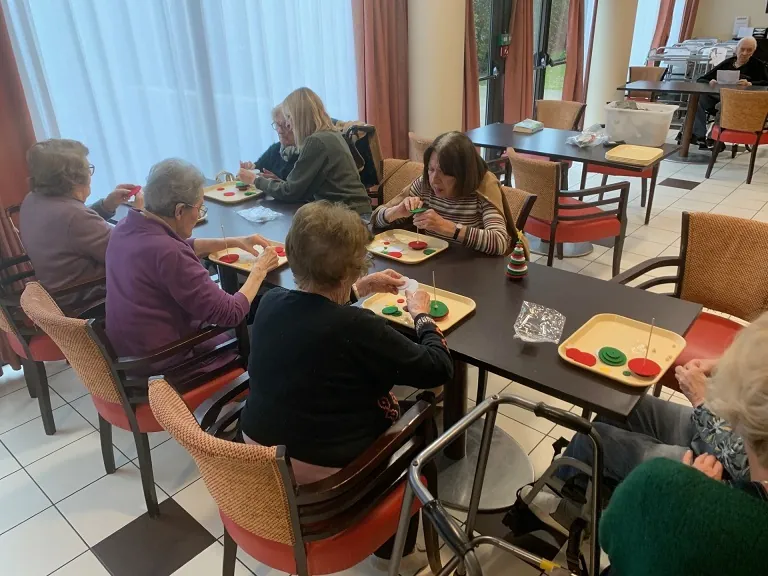 Les résidents se préparent pour les fêtes !