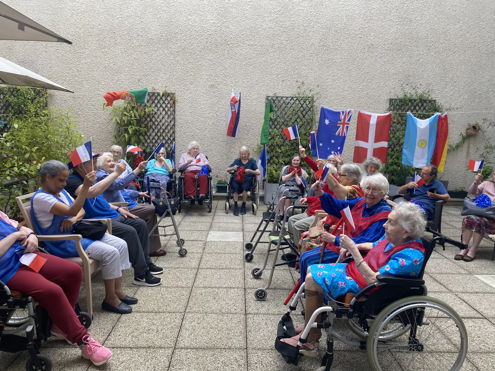 1er jour des Olymp’Ehpad à la résidence Les Adrets !