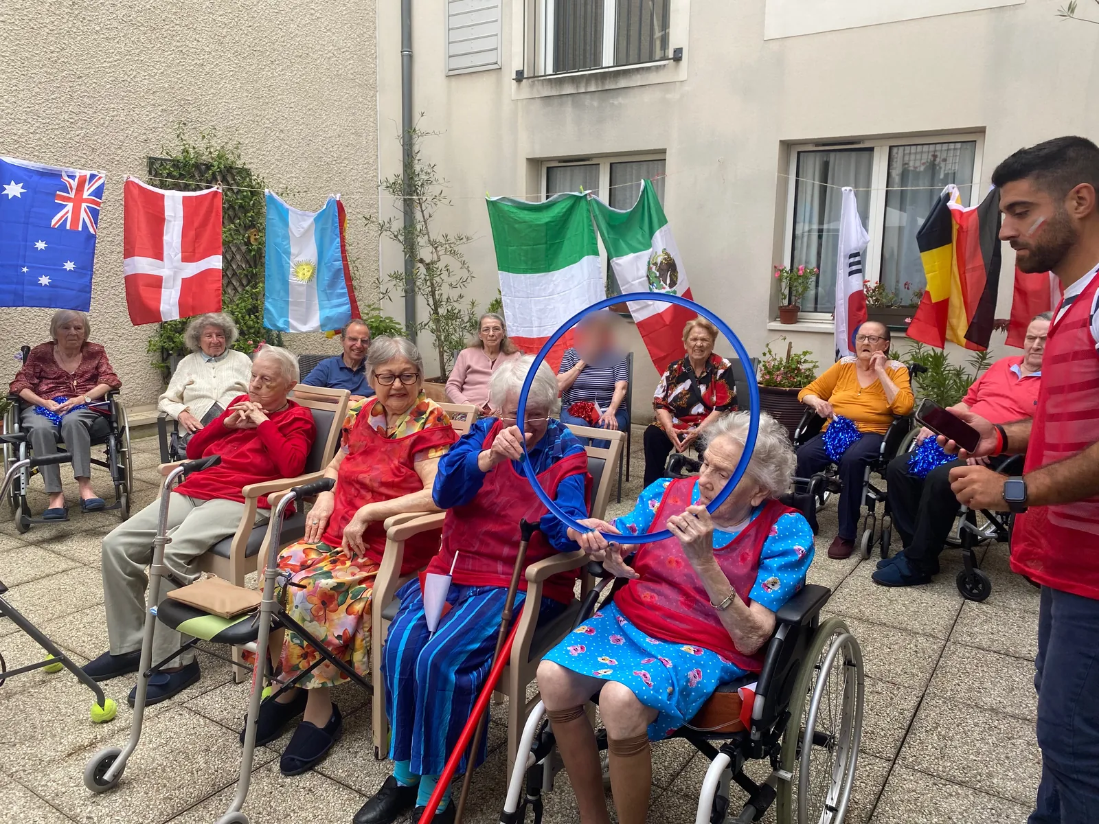1er jour des Olymp’Ehpad à la résidence Les Adrets !