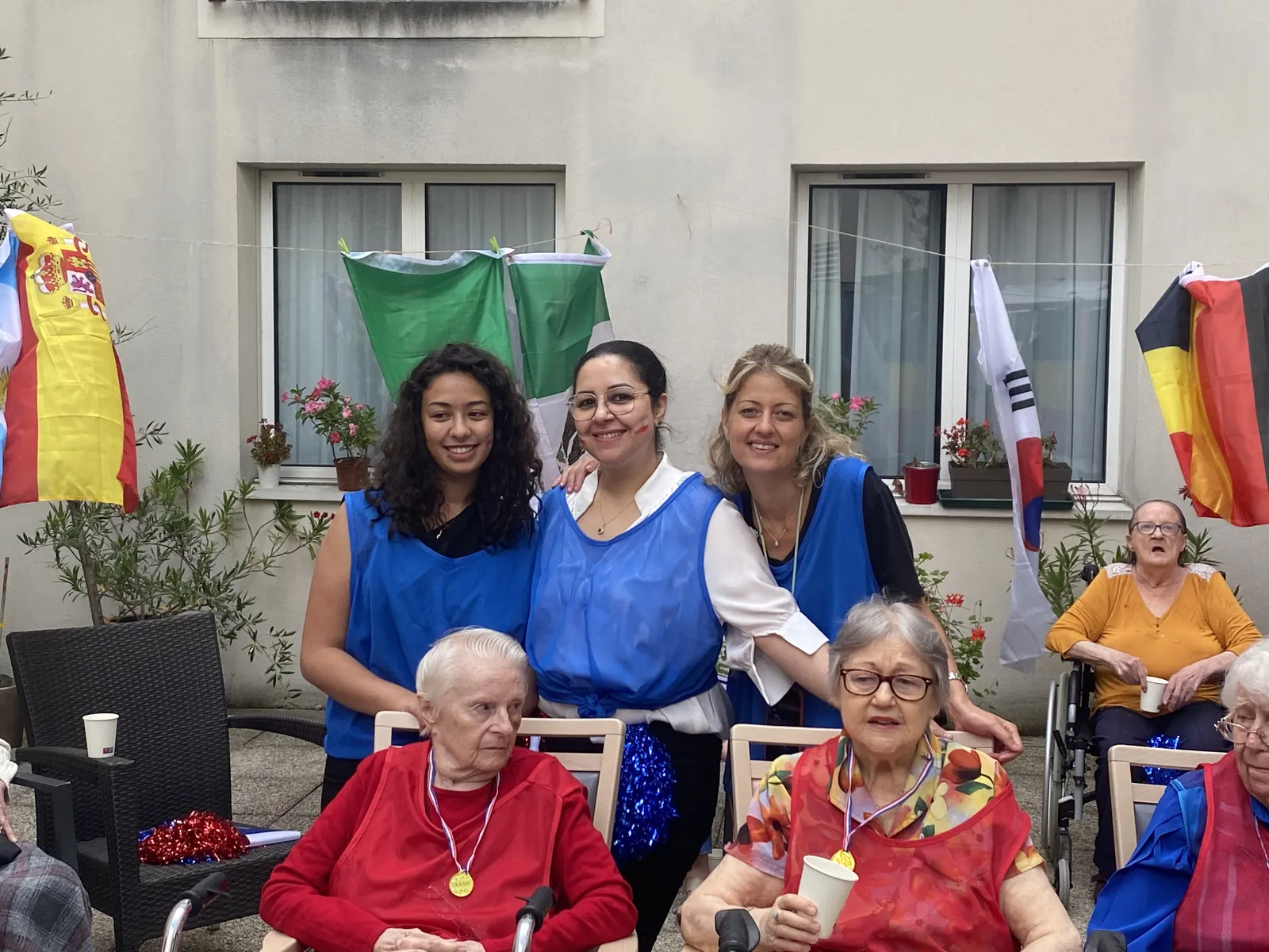 1er jour des Olymp’Ehpad à la résidence Les Adrets !