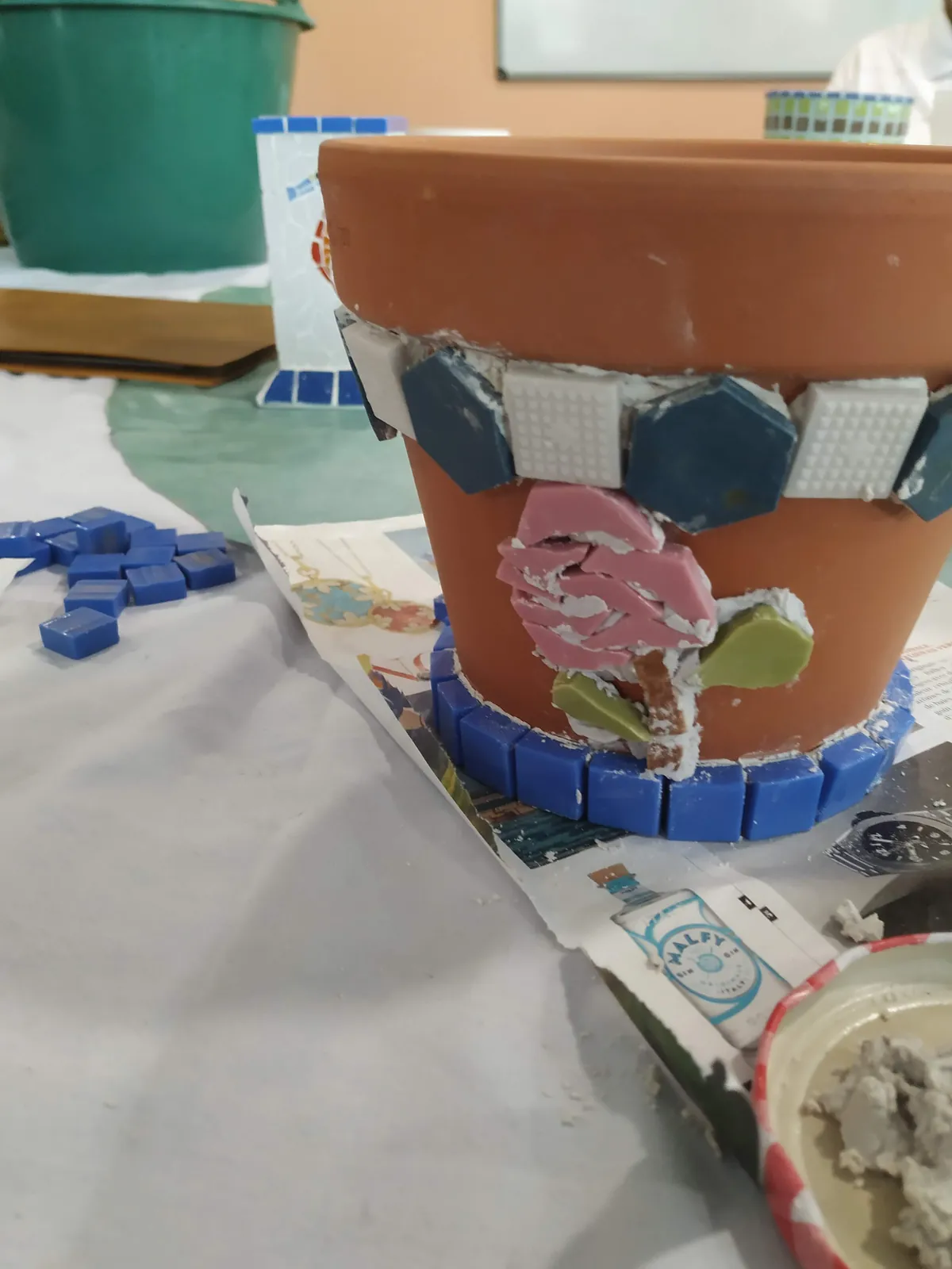 Atelier de mosaïque, valoriser le savoir-faire !