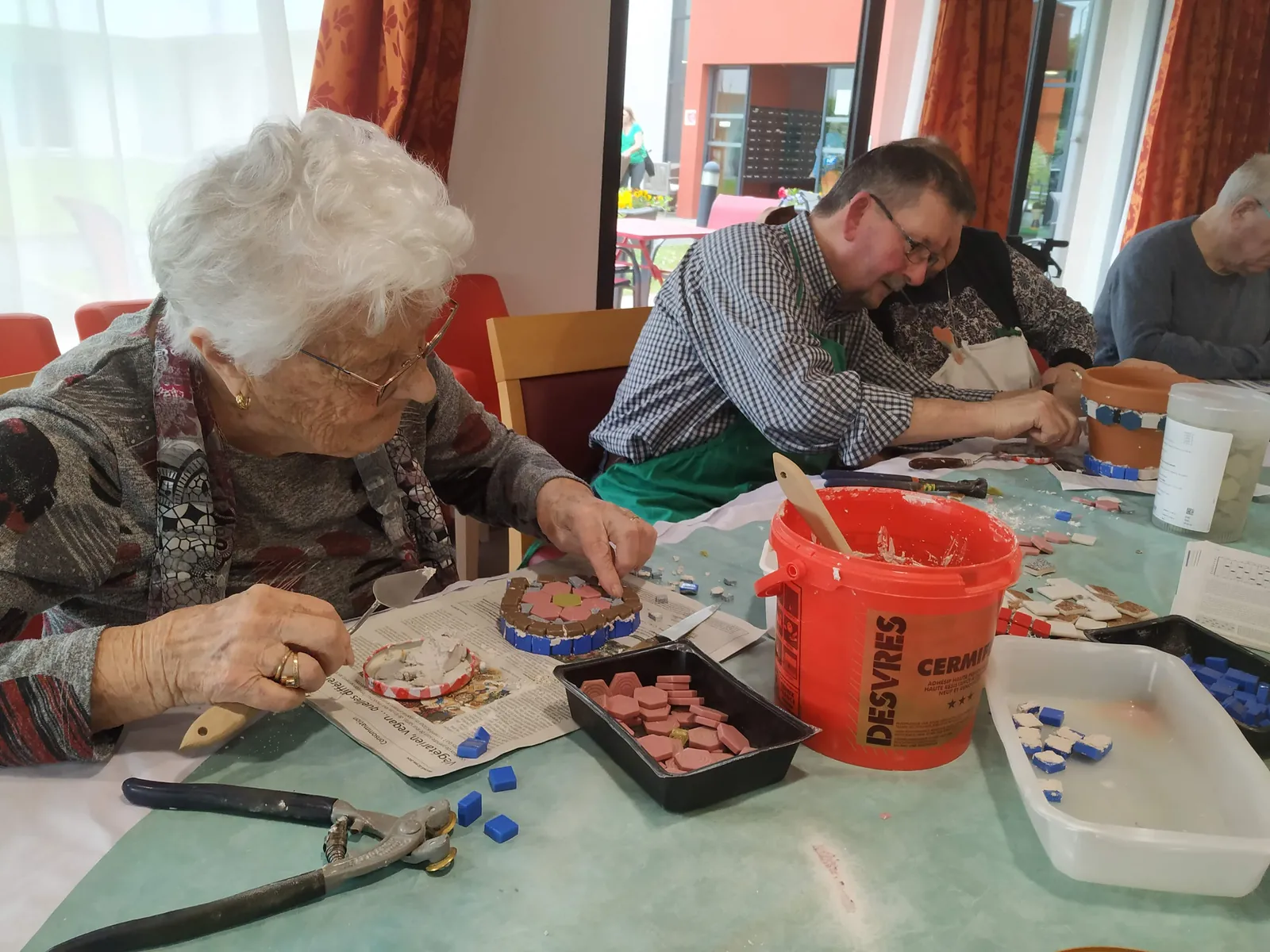 Atelier de mosaïque, valoriser le savoir-faire !