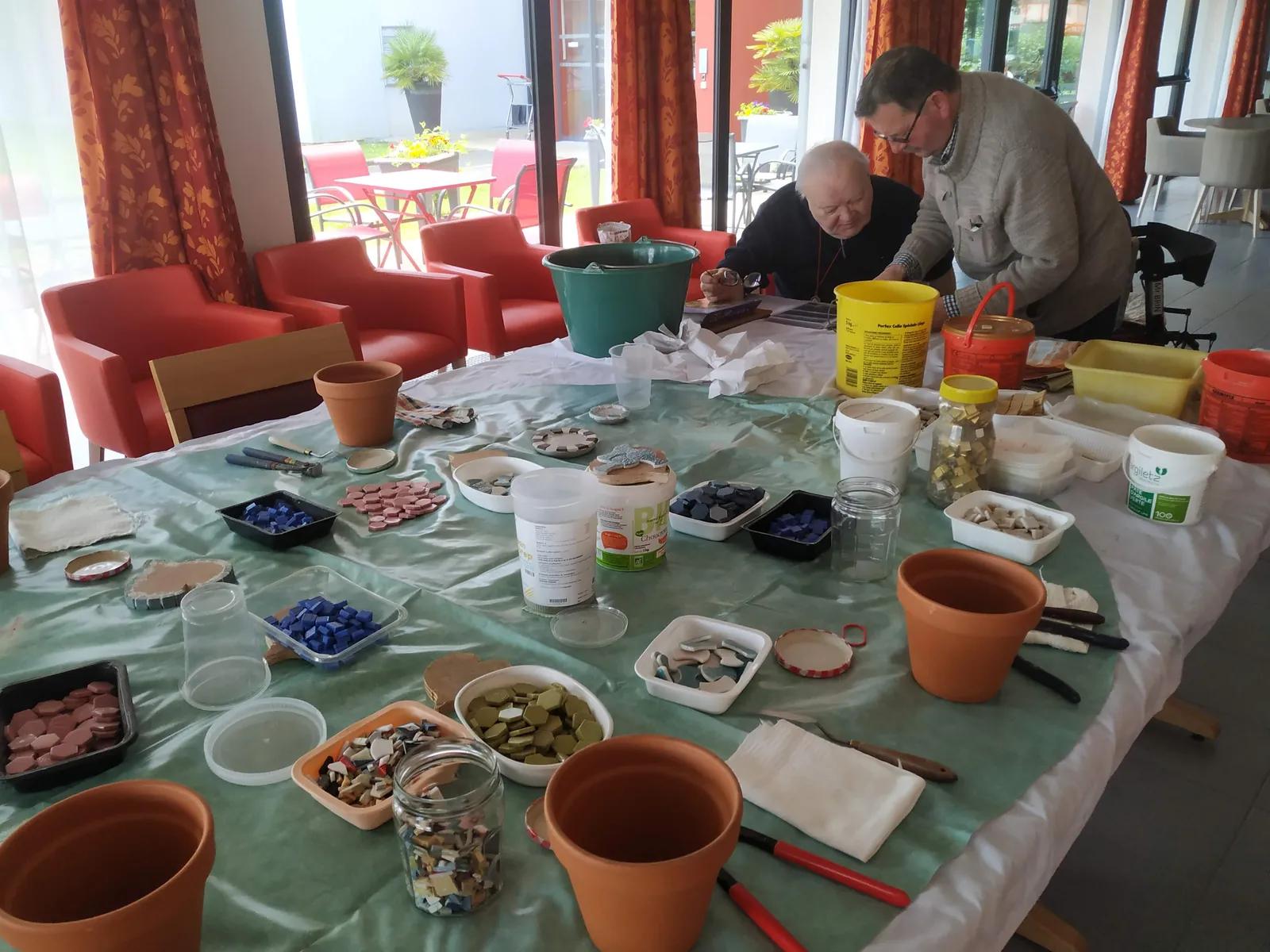 Atelier de mosaïque, valoriser le savoir-faire !
