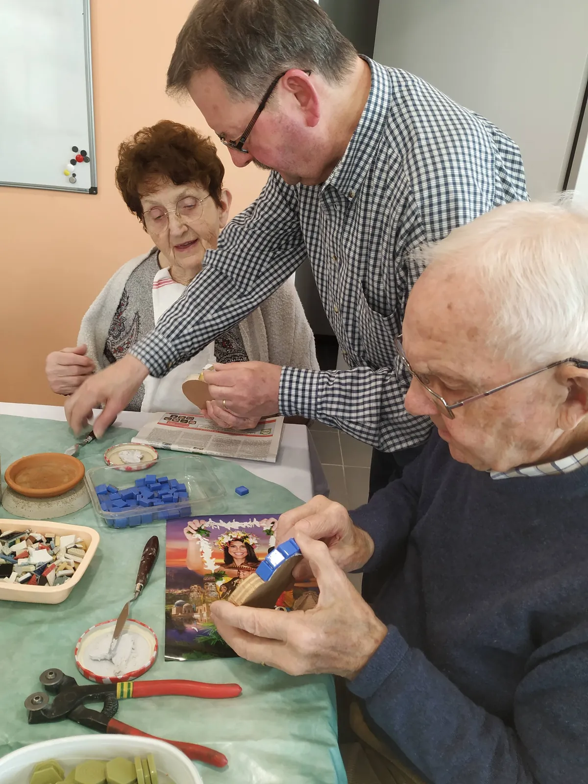 Atelier de mosaïque, valoriser le savoir-faire !