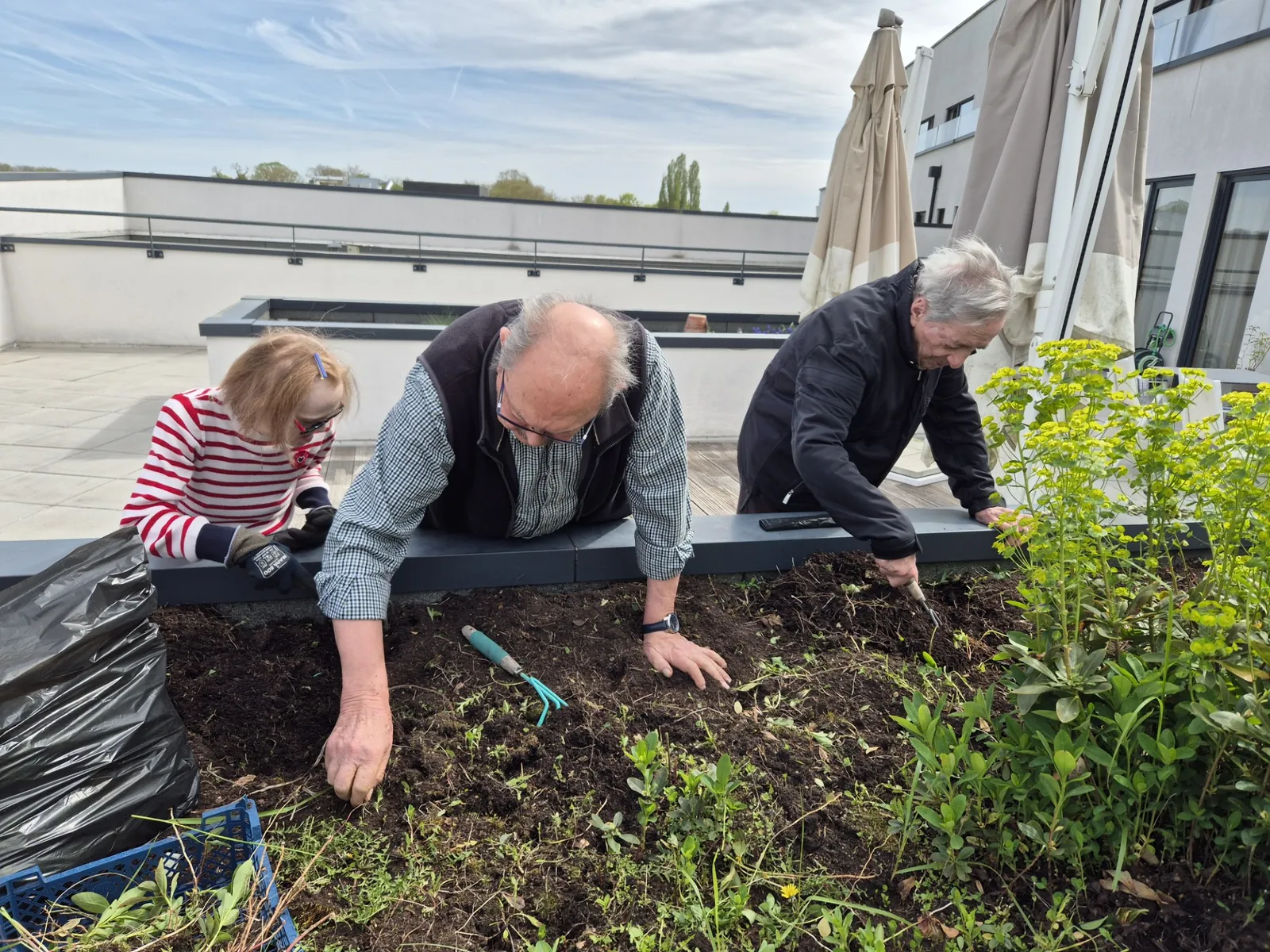 Après midi jardinage! 