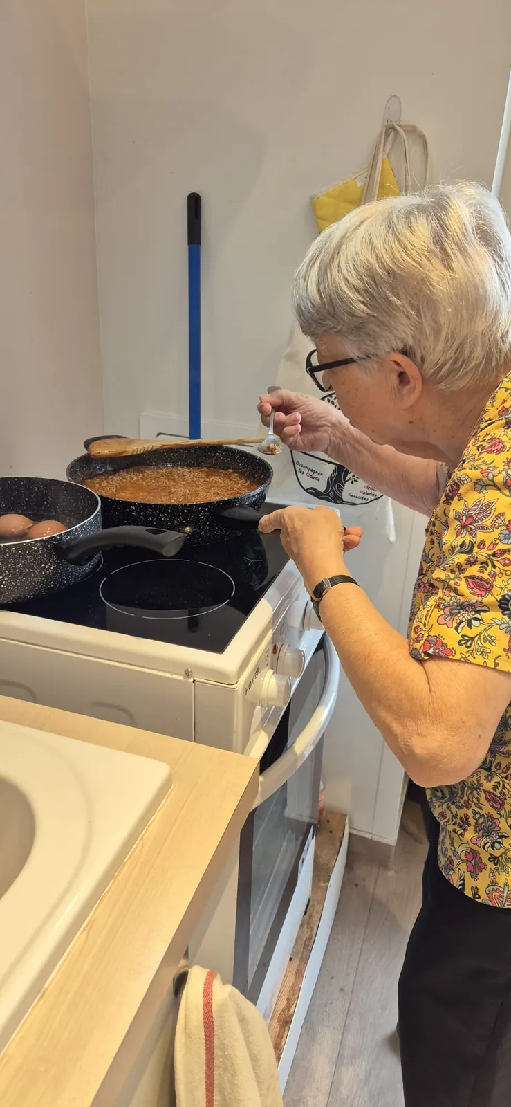 Le vendredi, c’est repas thérapeutique au PASA ! 