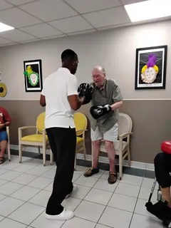 Un après-midi placé sous le signe de la boxe