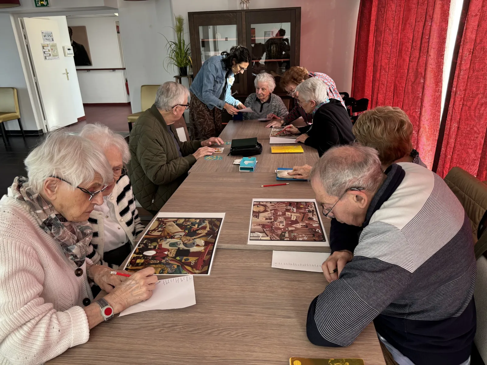 Atelier mémoire de ce matin !