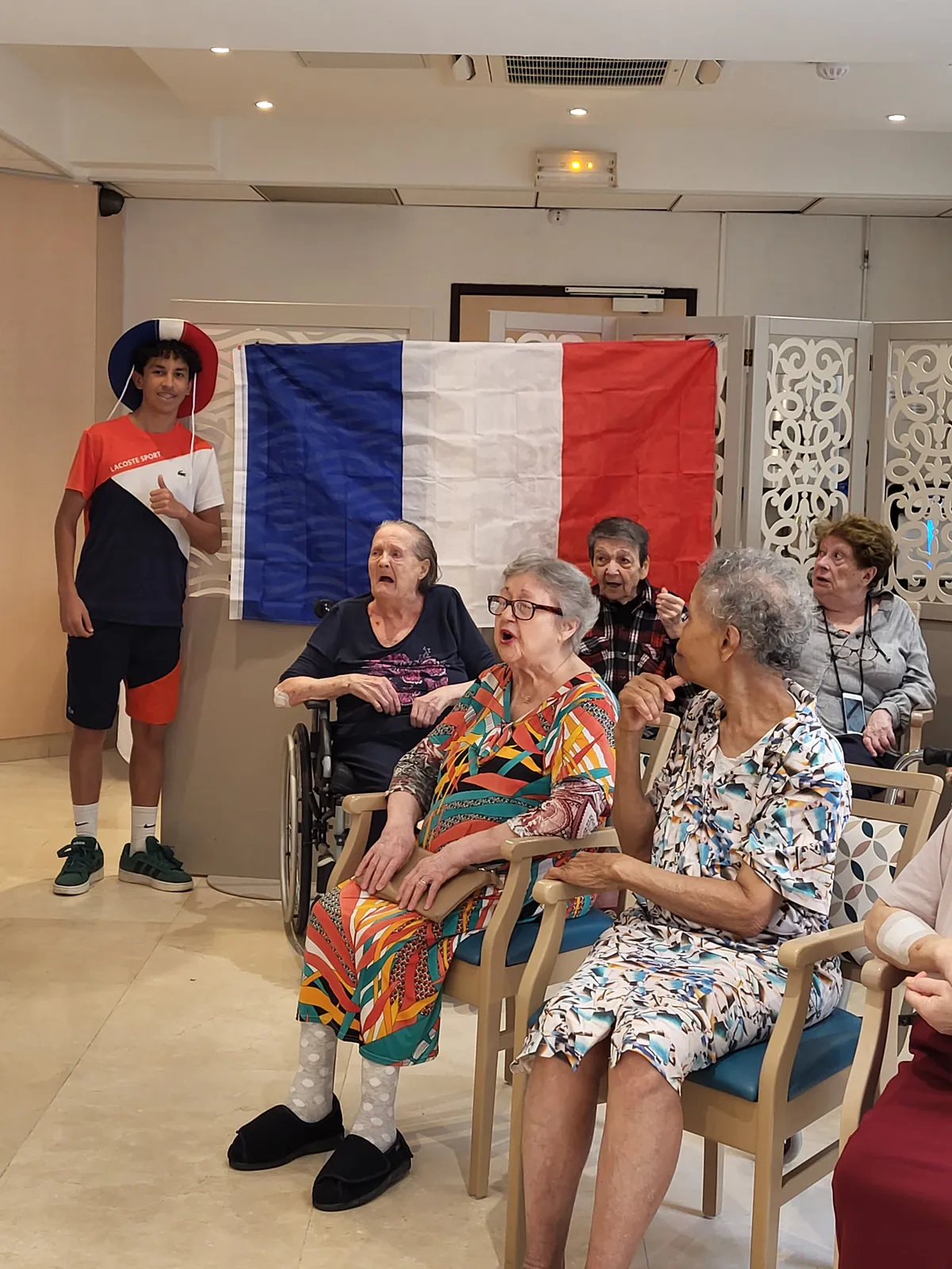 le spectacle de 14 juillet 2025 a la résidence les adrets 