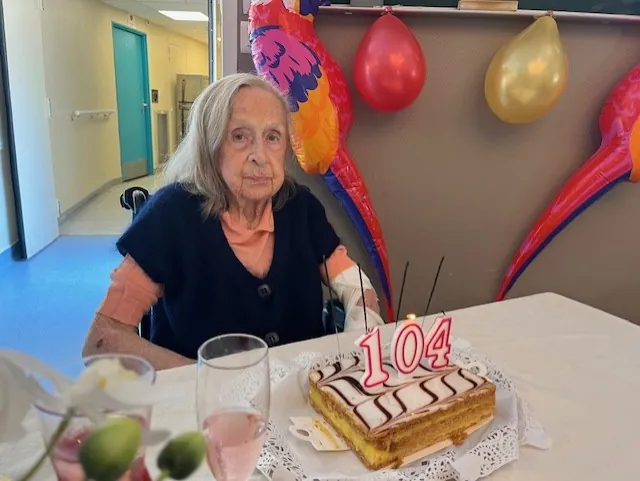 On n'a pas tous les jours...104 ans!