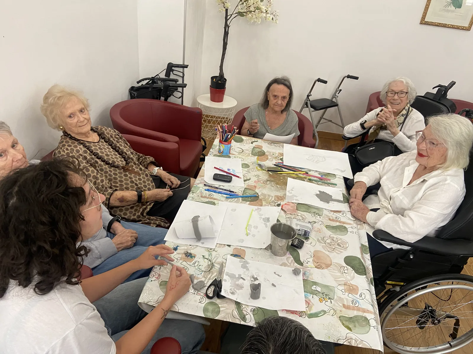 Atelier peinture et argile – Thème des fruits