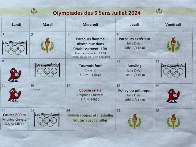 Olympiades des Cinq Sens